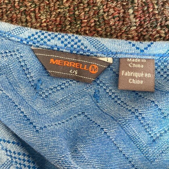 Merrell large blue blouse - Picture 5 of 7